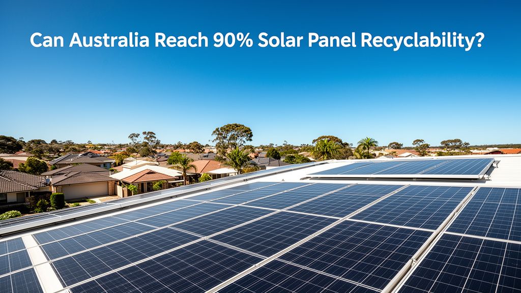 Achieving a Circular Economy: Can Australia Reach 90% Solar Panel Recyclability?