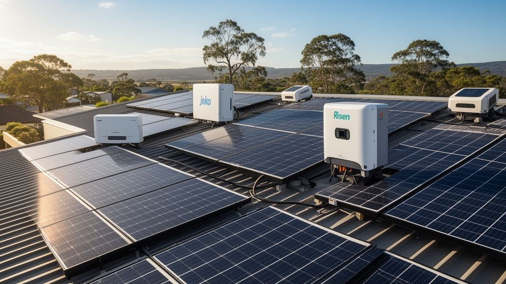 An Analytical Review of Australian Solar Brands: Aiko, Jinko, Risen, and Premium Inverters