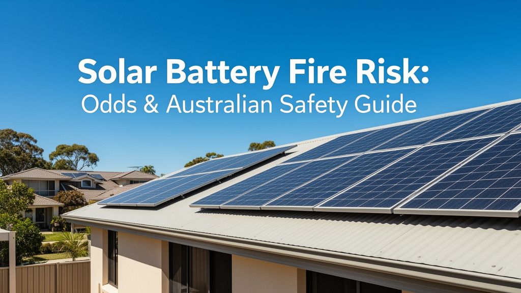 Understanding Solar Battery Fire Risks and Safety in Australia