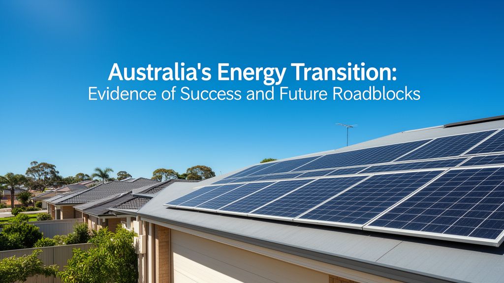 Australia's Energy Transition: Evidence of Success and Future Roadblocks
