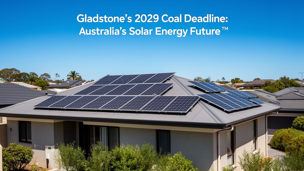 Beyond Coal: The 2029 Deadline for Gladstone and Australia's Energy Future
