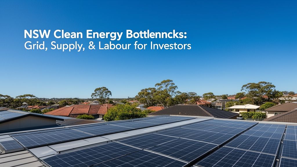 Beyond Planning: Understanding All Bottlenecks for NSW Clean Energy Investors