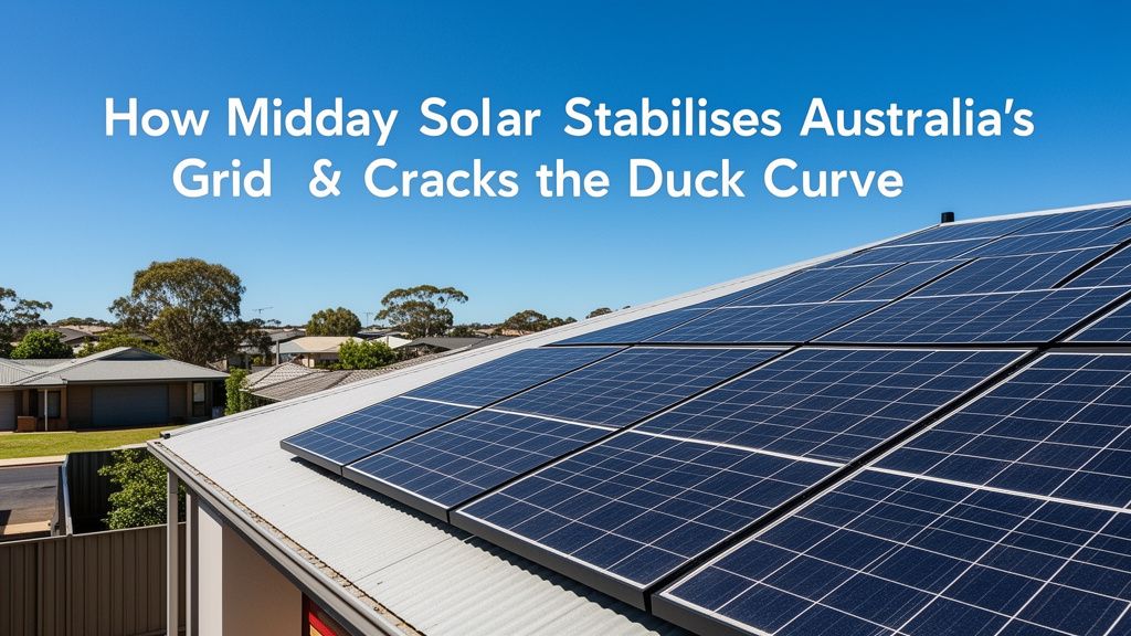 How Australia's Midday Solar Surpluses Are Taming the Duck Curve