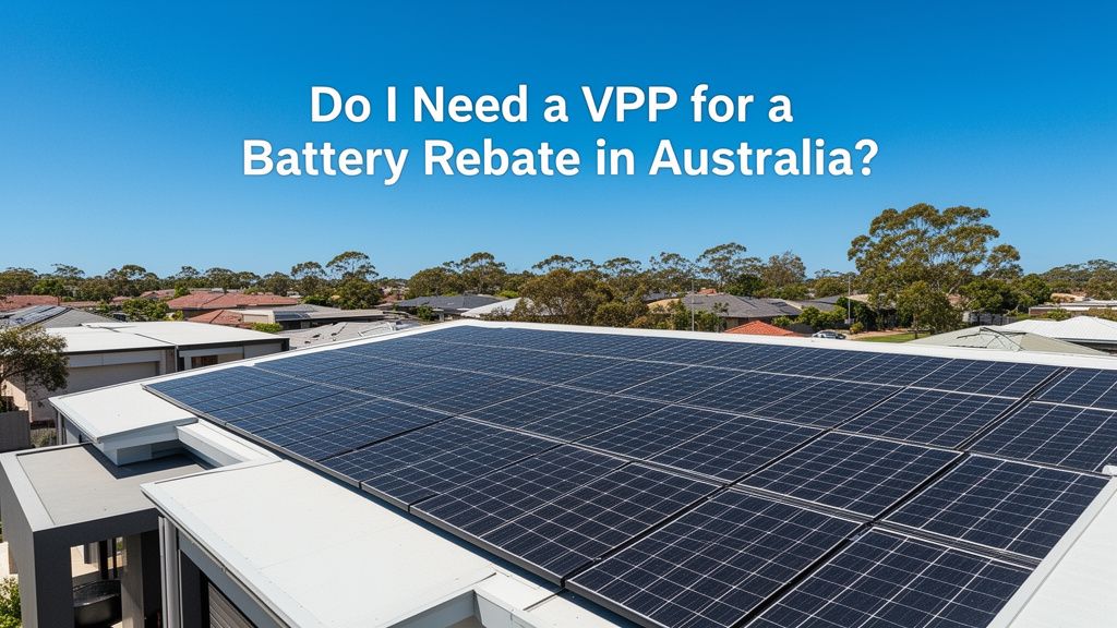 Navigating Battery Rebates: Do You Need a VPP?