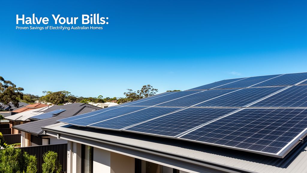 Halving Your Bills: The Proven Cost Savings of Electrifying Your Australian Home