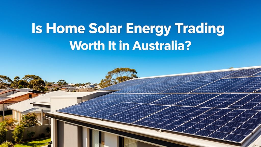Is Solar Energy Trading Worth the Effort for Australian Homeowners?