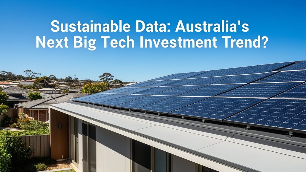 Will Sustainable Data Be Australia's Next Big Tech Investment?