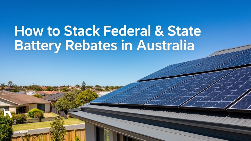 Maximizing Your Savings: Stacking Federal and State Battery Rebates in Australia