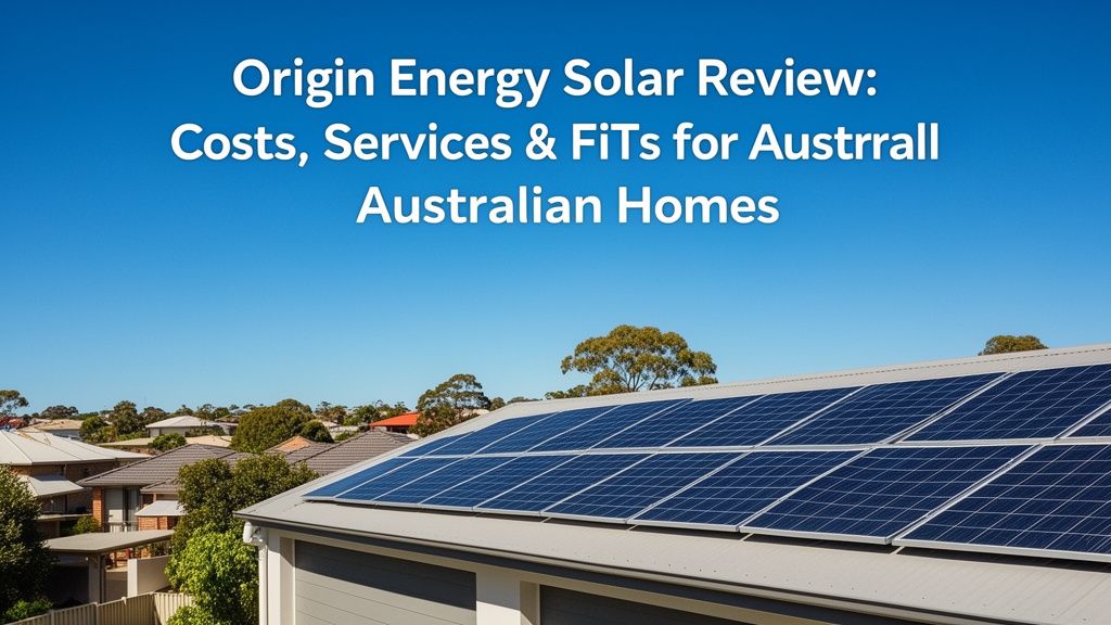Origin Energy Solar Review: A Look at Their Services for Australian Homes