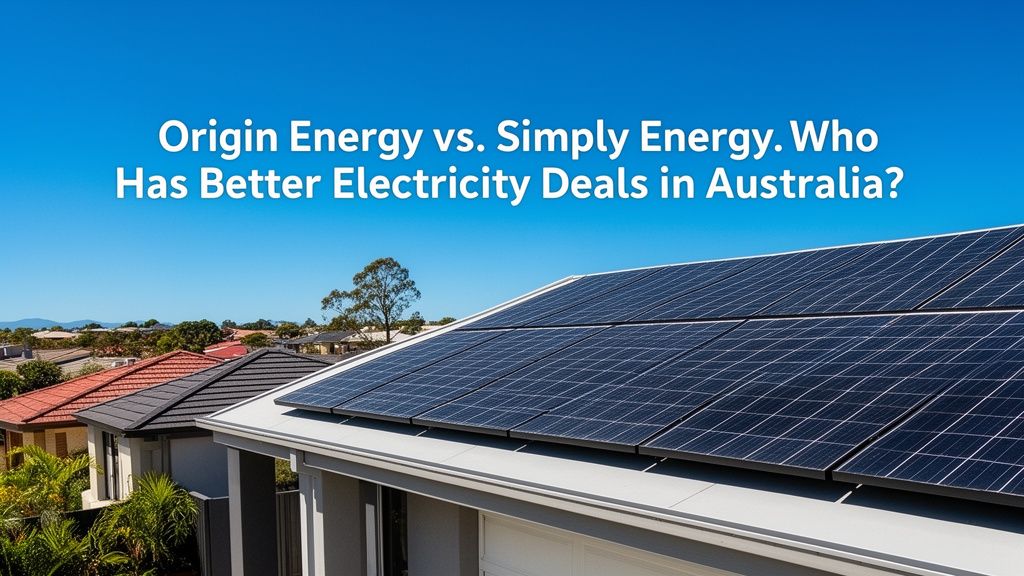 Origin Energy vs. Simply Energy: Who Has Better Electricity Deals in Australia?
