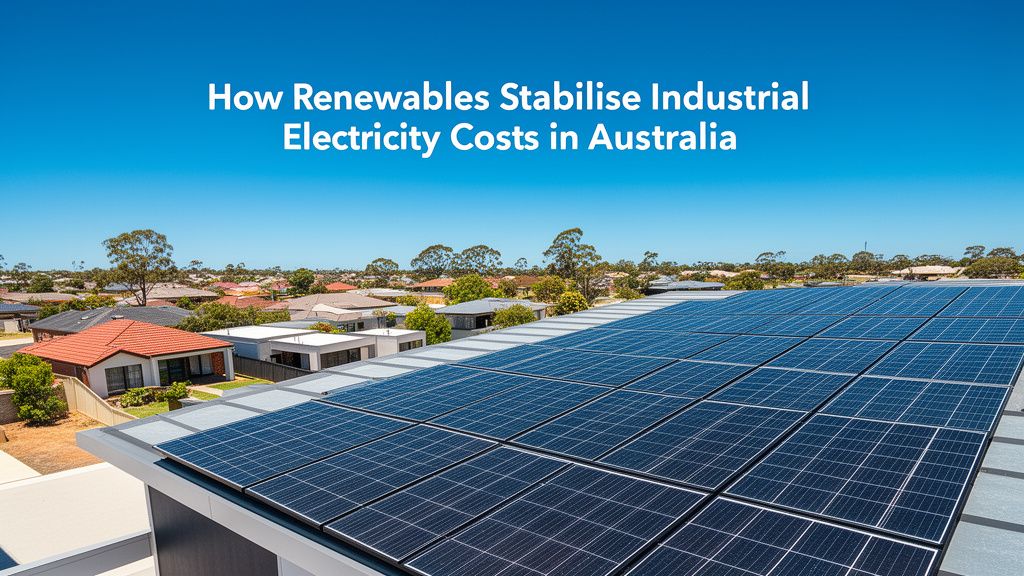 Renewables Stabilise Industrial Electricity Costs for Australian Businesses
