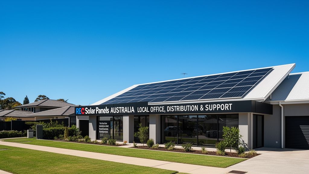 REC Solar Panels in Australia: Local Presence, Distribution, and Support