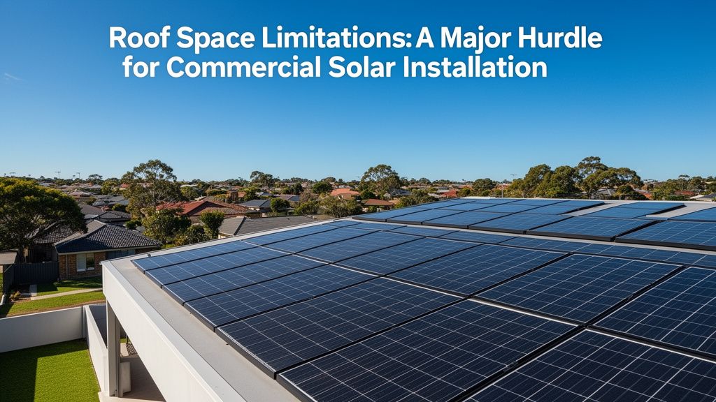 Roof Space Limitations: A Major Hurdle for Commercial Solar Installation
