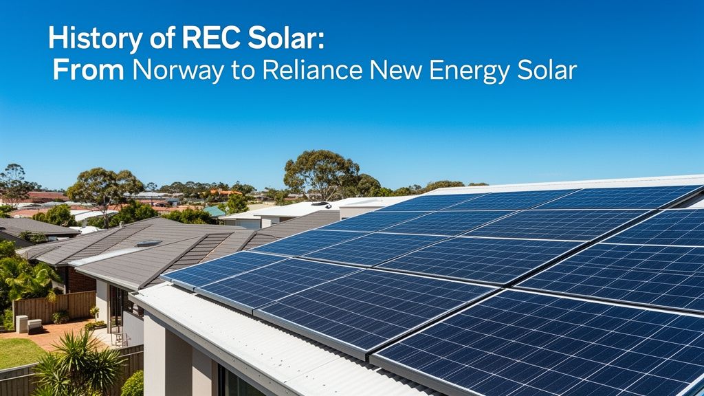 The History of REC Solar: From Norway to Reliance New Energy Solar