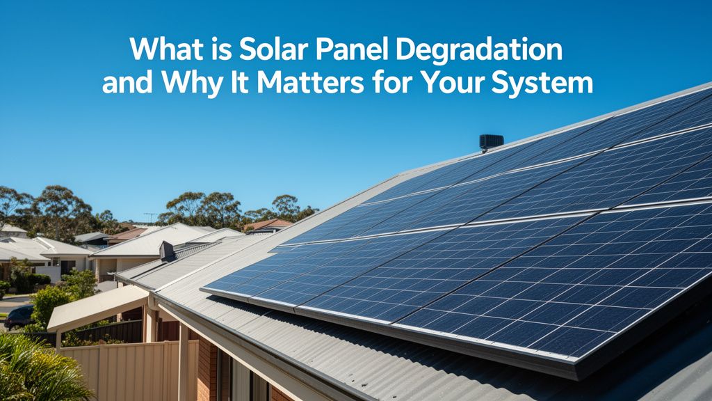 What is Solar Panel Degradation and Why It Matters for Your System