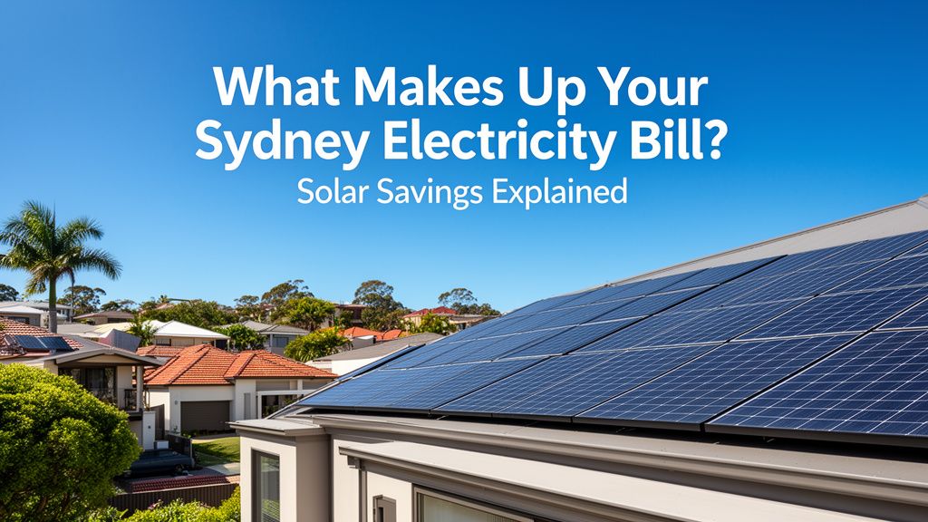 What Makes Up Your Electricity Bill in Sydney and How Can Solar Help?